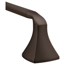 Moen YB5118ORB Voss 18" Modern Single Bathroom Towel Bar - Oil Rubbed Bronze