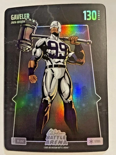 2026 Bo Jackson Battle Arena Gaveler *Aaron Judge Steel Battlefoil BF-242!