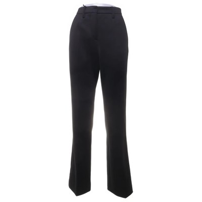 Longchamp, Stoffhose, Größe: 36, Schwarz, Elasthan/Polyester, Einfarbig #01a