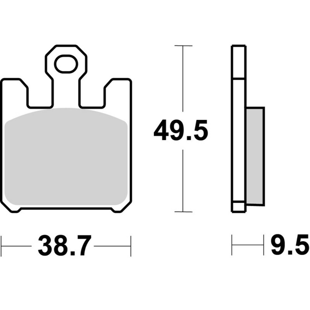 Brembo Racing Sintered Brake Pads 07SU26SR For Motorcycle Parts