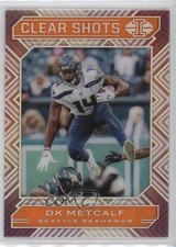 2020 Panini Illusions Clear Shots Orange DK Metcalf #4 xw1