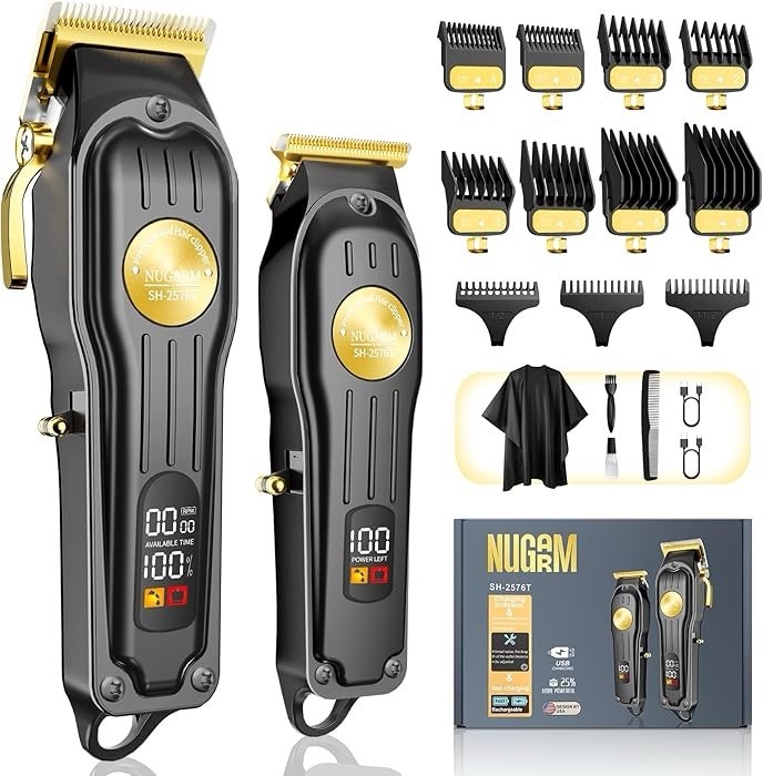NUGARM Hair Clippers for Men Cordless Hair Clipper Hair Trim