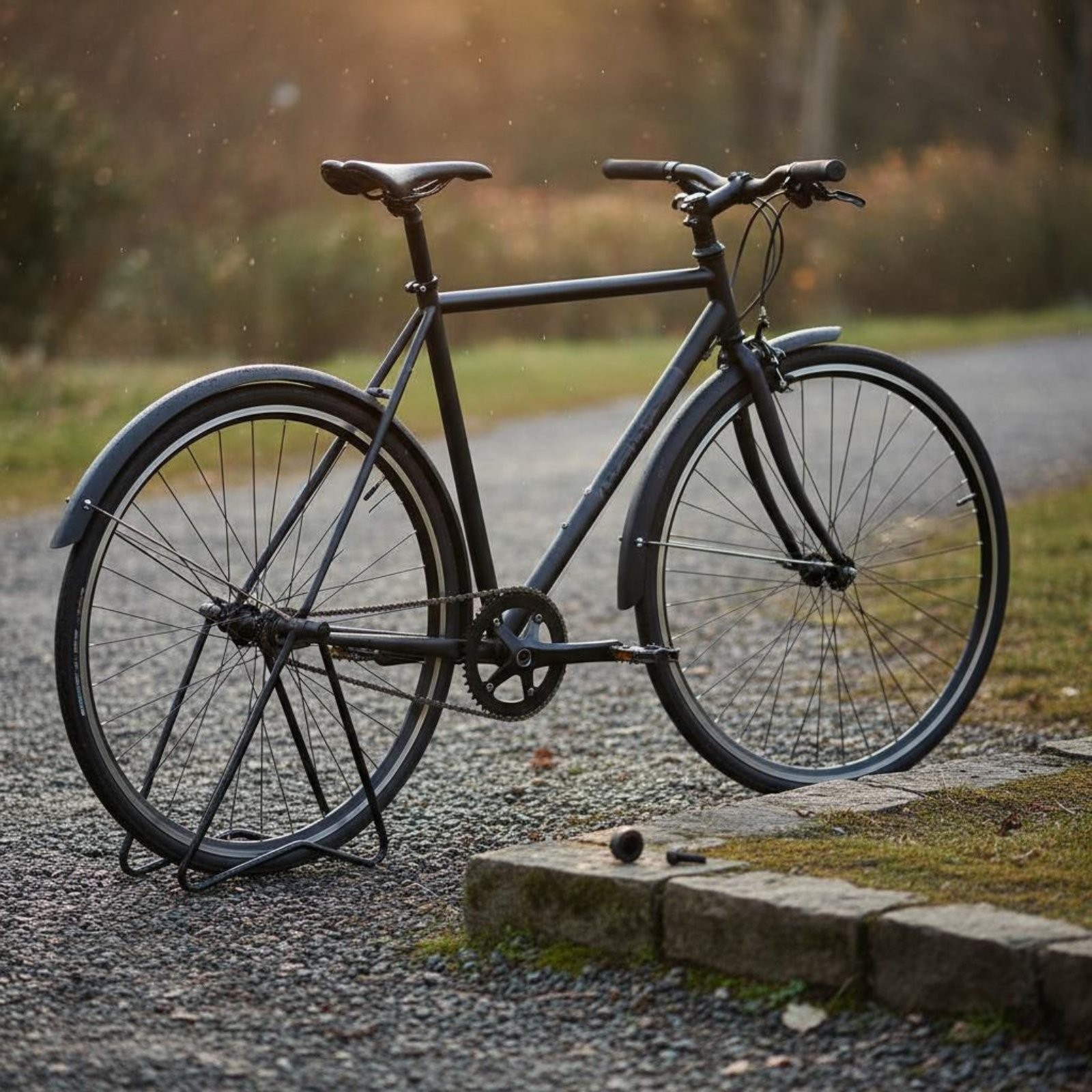 Set Parafanghi per Bici da Corsa Installazione Facile per Giornate di Pioggia