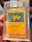 Pokemon Special Delivery Pikachu Black Star Promo BGS 9 MINT WITH 2 SWIRLS