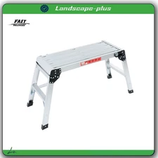 330lbs Aluminum Step Stool Non-slip Folding Work Platform Drywall Ladder