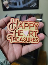 Happy Heart Treasures 3D Printed Logo Refrigerator Magnet
