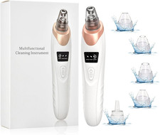 2024 Blackhead Remover Pore Vacuum,Facial Pore Cleaner-5 Suction Power,5 Probes,