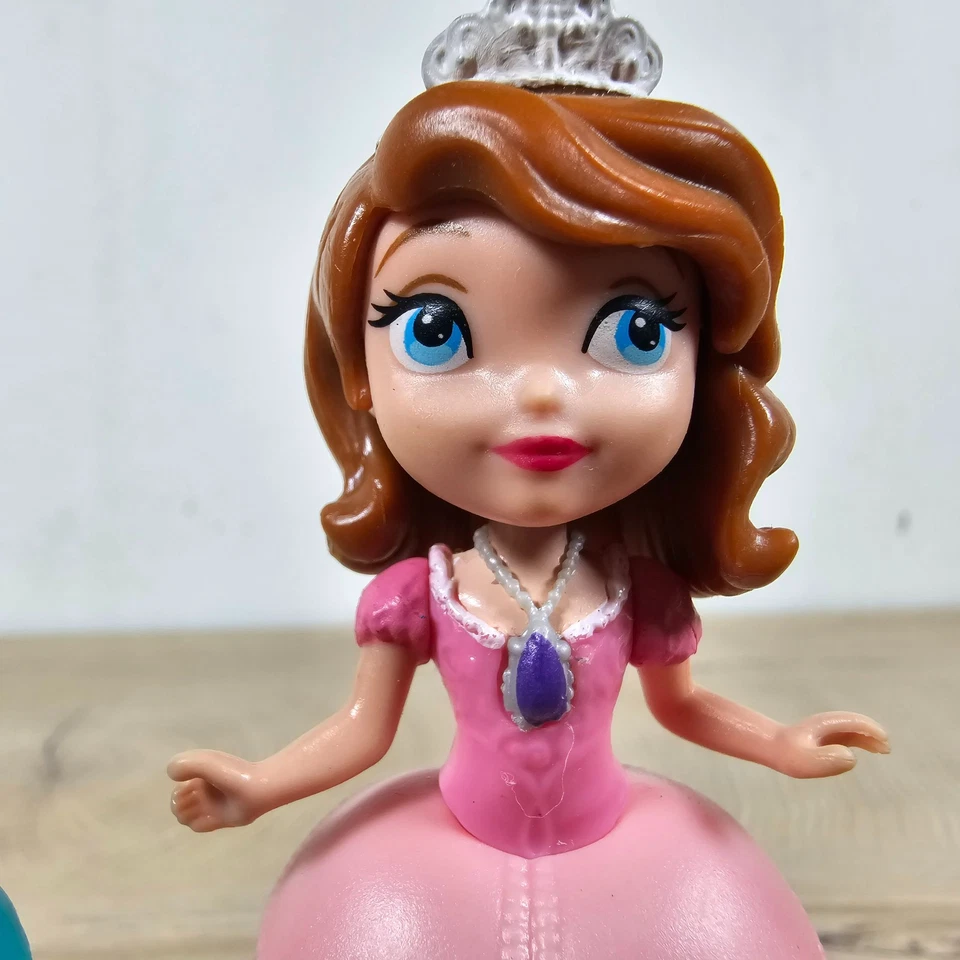 Mattel Disney Jr Sofia the First Mini Doll Princess Hildegard & Sofia Figures 3" - Image 4 of 4