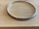 SIGNED KONSTANTINO CLASSIC STERLING SILVER 925 ETCHED BANGLE BRACELET — photo 5