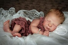 Rebekah Sleeping Authentic 19" Reborn Doll Kit by Bountiful Baby Realborn/COA