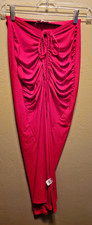 Women’s Red Bodycon Dress Small Slinky Front Slit Party Date Night