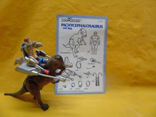 RARE 100% Complete MINT 1989 Tyco Dino Riders Pachycephalosaurus w/ Instructions