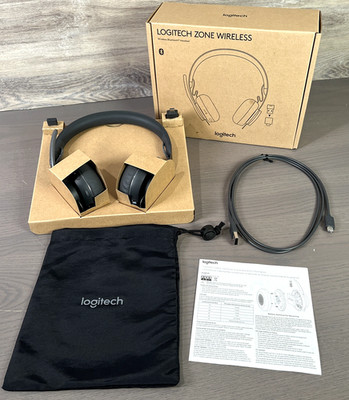 Logitech Zone Wireless Plus Headset Model A00082 NIOB
