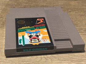 Wild Gunman 5 tornillos Nintendo NES limpiado y probado aut&eacute;ntico