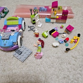 LEGO FRIENDS: Heartlake Puppy Daycare (41124) and Mia's Roadster 41091 Used