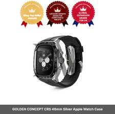 GOLDEN CONCEPT CRS 46mm Silver Apple Watch Case / Express / Genuine