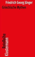 Griechische Mythen Friedrich Georg JüNger Taschenbuch Klostermann Rote Reihe
