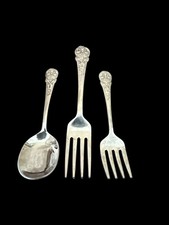 Oneida Children's Flatware Set Humpty Dumpty Spoon and Two Forks