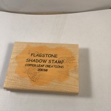Stampin' Up wood stamp set Lot 28 Flagstone shadow stamp