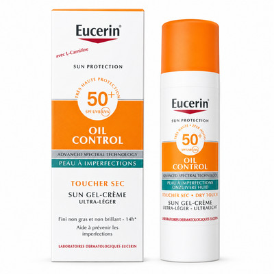 Eucerin Oil Control Face Sun Gel-Creme LSF 50+ 50 ml Gesicht Sonnencreme