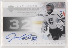 2019-20 Ultimate Collection Signatures 2020-21 Update Jonathan Quick Auto 5vt