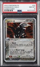 2003 POKEMON EX SANDSTORM #95 AGGRON EX-HOLO PSA 8 on eBay