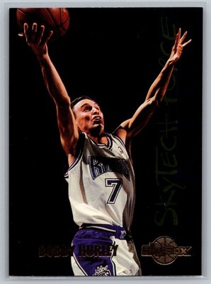 #SF7 Bobby Hurley 1994-95 SkyBox Premium SkyTech Force Sacramento Kings