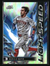 2025 Topps Chrome Cosmic Light Speed Marcelo Mayer #LS-12 Boston Red Sox