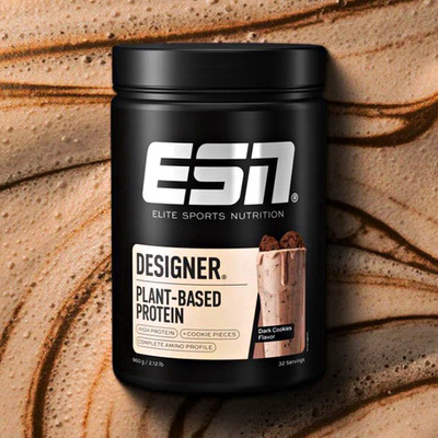 ESN Designer Plant-Based Protein Pulver Dark Cookies vegan sojafrei laktosefrei