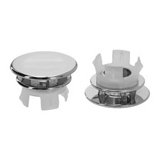 Cover and Enhance Your Drain Holes with Chrome Round Trim Rings Set of 2