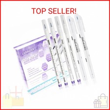 LabAider 6Pcs Professional Surgical Tip Skin Marker Pen Sterile Tattoo Stencil M