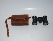 Vintage Carton CRYS Binoculars 2.5X   Japan   Excellent Optics, Strap Broken