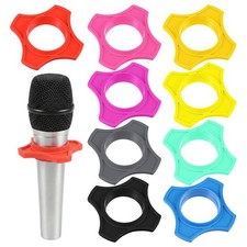 9-Pack Microphone Anti-Roll Rubber Rings,Reusable Anti-Roll Mic Base Rings,Mi...