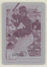 2020 Bowman Chrome Prospects Printing Plate Magenta 1/1 Blake Rutherford fm0