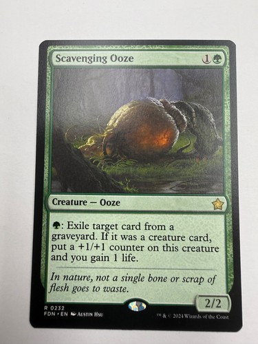 MTG Scavenging Ooze #232 Foundations FDN Rare Non-Foil Near Mint