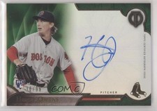 2016 Topps Tribute Tribute Auto Green 38/99 Henry Owens #TA-HO Auto 2i7