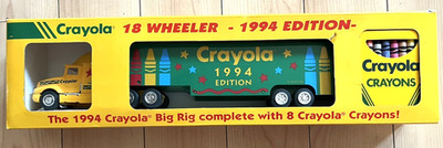 Crayola 18-Wheeler Big Rig  1994 Edition w/ Crayons - NEW