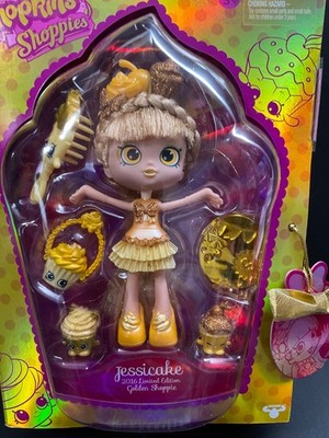 希少　超激レア　ジョジーン社　シルスビー　復刻　めちゃくちゃ可愛いアンとアンディ SHOPKINS SDCC 2016 JESSICAKE Limited Edition Golden Shoppie Doll