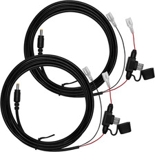 2 PCS Trail Camera Power Cable Chew Proof Include 2Amp Fuse,Trail Camera Power C