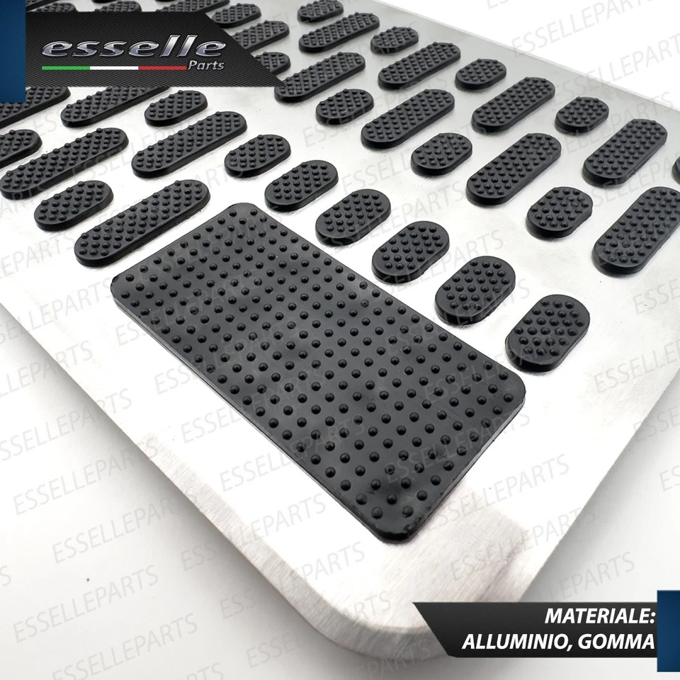 BATTITACCO PIASTRA POGGIAPIEDI ALLUMINIO TAPPETINO PER SAAB 9_5 - Immagine 4 di 4