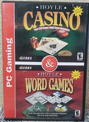 VTG Sierra Hoyle Casino And Hoyle Word Games Hoyle Windows & Mac PC CD ROM 2001
