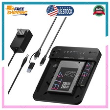 Icy Box M.2 NVMe  SATA SSD HDD Docking Station USB-C 10Gbps Offline Clone Tool