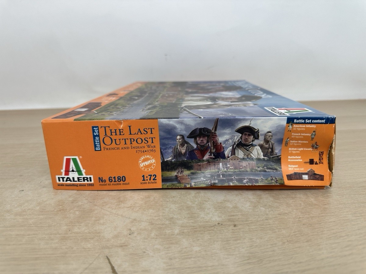 Italeri 6180 Modelbouwpakket – Schaal 1:72 French And Indian War Met 114 Figuren, Gedetailleerde Set Voor Historische Bouwers