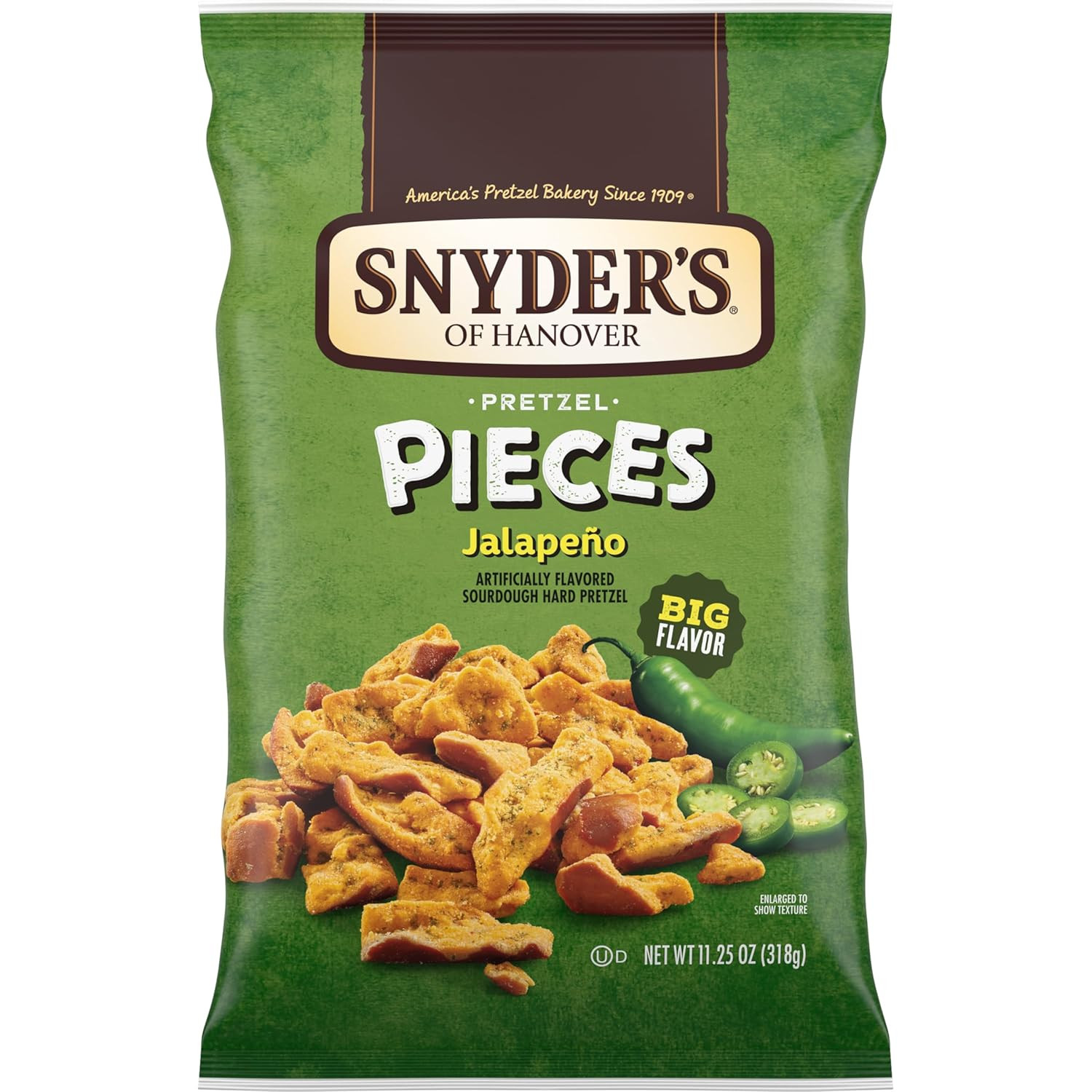 Snyder'S of Hanover Jalapeño Flavored Pretzel Pieces, 11.25 Oz