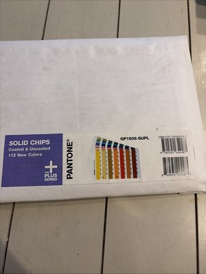 New Pantone Solid Chips Coated And Uncoated Plus Series GP1606-SUPL