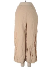 H By Halston Women Brown Linen Pants S