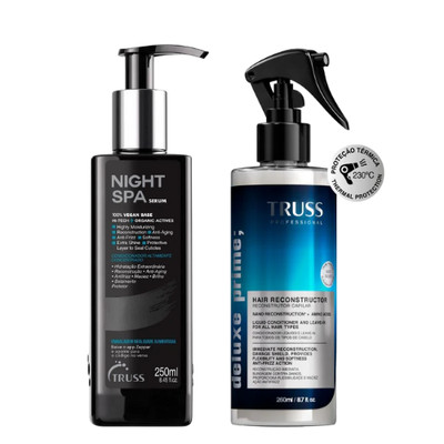 Truss Deluxe Prime & Night Spa Set | Heat Protection & Overnight Repair