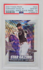 2020 Prizm Star Gazing WHITE WAVE REFRACTOR FERNANDO TATIS JR CARD PSA 10 GEM MT