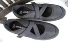 F&F Sensitive Sole Black Strappy Flats - Size 8 - NEW