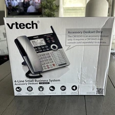 VTech CM18245 Extension Deskset 4 Line Small Business Phone System - Silver